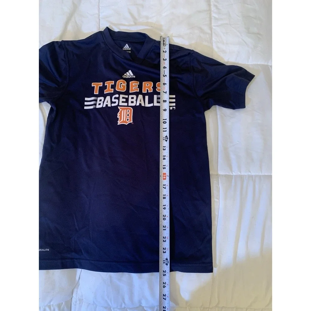 Detroit Tigers Adidas Performance Short Sleeve Shirt Boys Size L‎